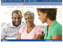 Tablet Screenshot of medicarepartaappeals.com